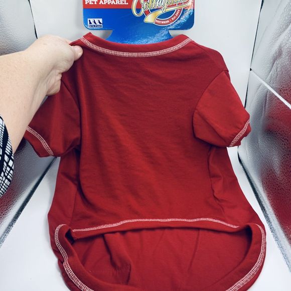 Pets First NCAA Razorback Tee Shirt for Dogs - Officially Licensed Sz Large NEW - Picture 10 of 11